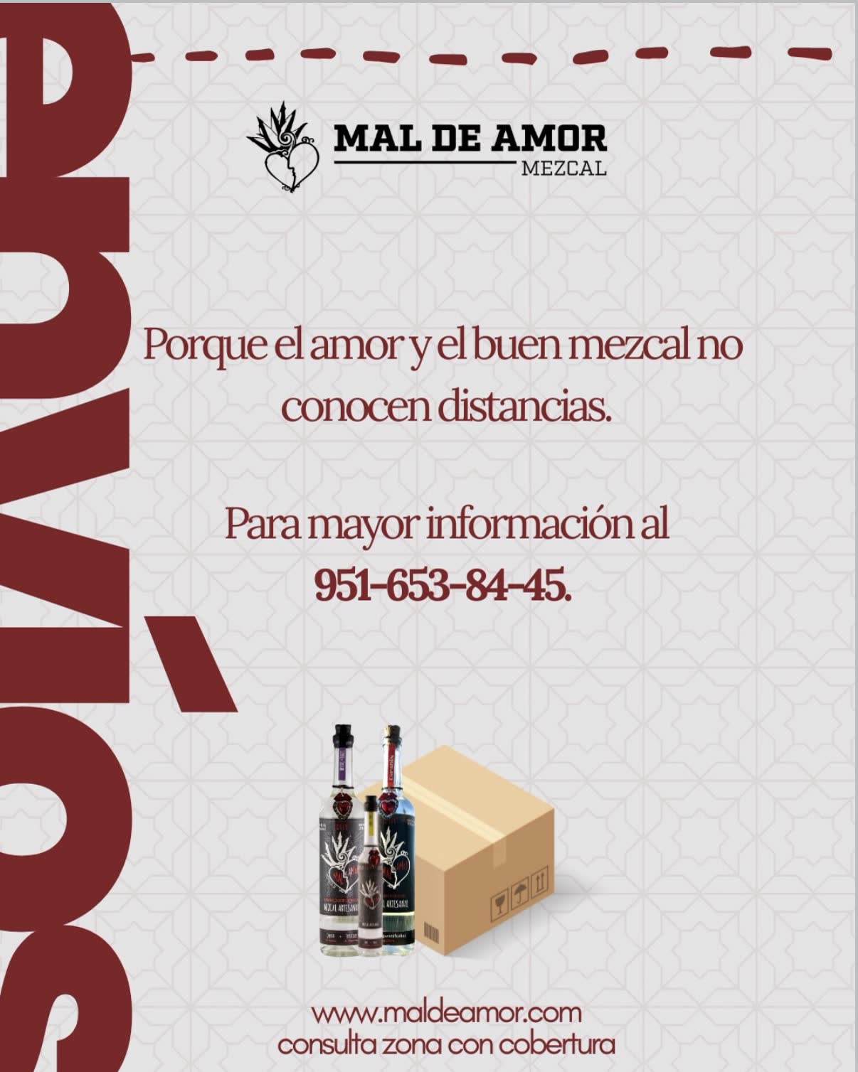 Cartel envío Mal de Amor